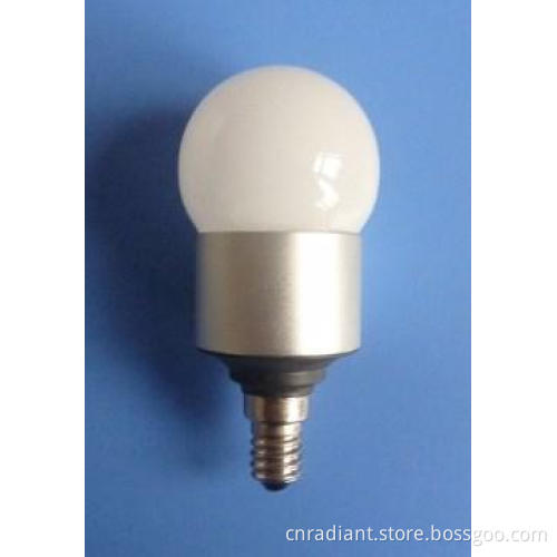LED Candle bulb,4w, Golf global, E14 base,CE&RoHS warrant two year